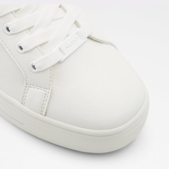 NWT Women’s Aldo Meadow Synthetic White Sneakers - Picture 3 of 3
